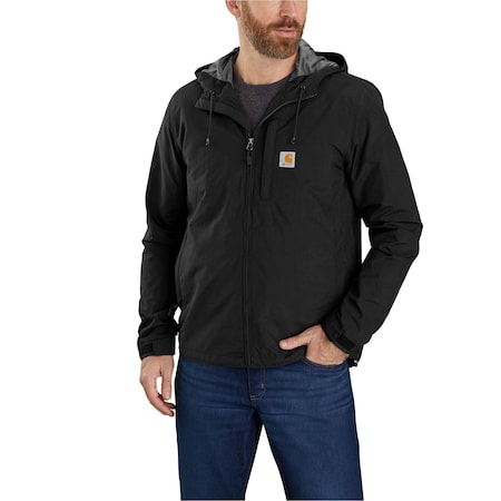 Carhartt Rain Defender Relaxed Fit Lightweight Jacket, Black, Large, REG 104671-N04LREG